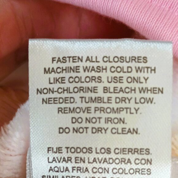 Duck Duck Goose Plush 2 Piece Set 3-6m Baby Girl Pink Fleece Footed & Hooded NWT - Picture 12 of 12